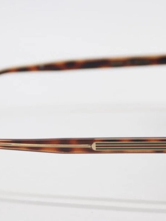 Gucci Gold & Havana / Green Lens Aviator Sunglasses G0528S 009 - 63-14-150 main image 9